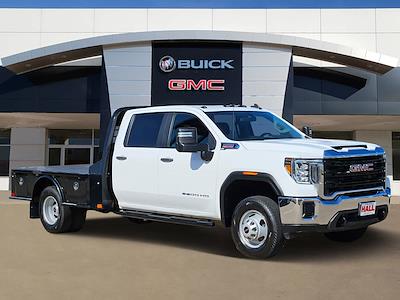 2021 GMC Sierra 3500 Crew Cab DRW 4WD Flatbed Truck for sale #251014A - photo 1