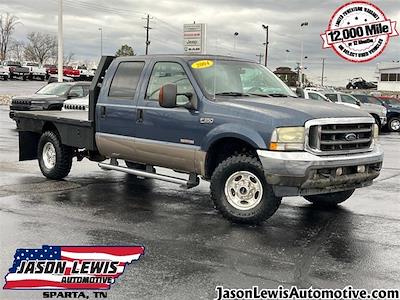 2004 Ford F-350 Crew Cab SRW 4WD Flatbed Truck for sale #LE09108 - photo 1