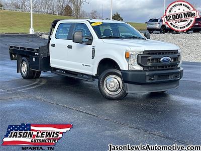 2021 Ford F-350 Crew Cab DRW 4WD, Flatbed Truck for sale #LE12062E - photo 1