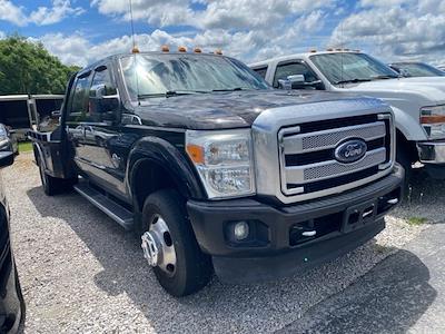 2014 Ford F-350 Crew Cab DRW 4WD Flatbed Truck for sale #LF05185 - photo 1