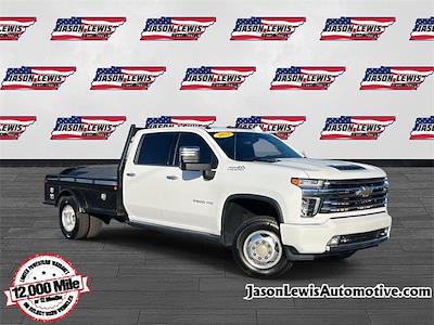 Used 2022 Chevrolet Silverado 3500 Crew Cab Flatbed Truck for sale #LF07215A - photo 1
