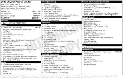 2023 Chrysler Pacifica FWD Minivan for sale #1101129 - photo 2