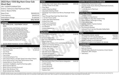 2022 Ram 1500 Crew Cab 4WD Pickup for sale #1101207 - photo 2