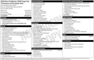 New 2026 Ram ProMaster 3500 - photo 1