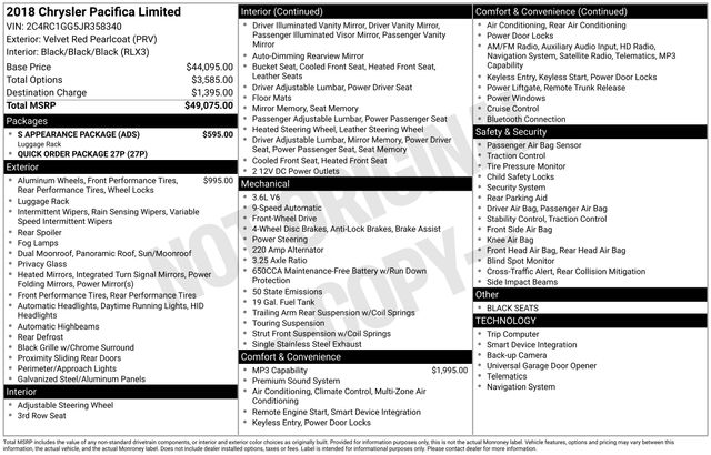 Used 2018 Chrysler Pacifica - photo 12