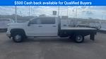 New 2025 Chevrolet Silverado 3500 Work Truck Crew Cab 4WD 9' 6" Knapheide Steel Flatbed Truck with Gooseneck Hitch for sale #366427 - photo 3