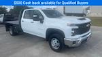 New 2025 Chevrolet Silverado 3500 Work Truck Crew Cab 4WD 9' 6" Knapheide Steel Flatbed Truck with Gooseneck Hitch for sale #366427 - photo 8