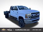New 2024 Chevrolet Silverado 5500 Work Truck Crew Cab 4x4 11' 4" Knapheide Steel Flatbed Truck with Gooseneck Hitch for sale #MD4038 - photo 1