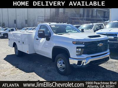 New 2024 Chevrolet Silverado 3500 Work Truck Regular Cab 4x4 Warner Service Truck for sale #T34032 - photo 1