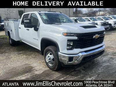 New 2024 Chevrolet Silverado 3500 Work Truck Crew Cab 4x4 9' 4" CM Truck Beds Flatbed Truck for sale #T34064 - photo 1