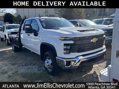 2024 Chevrolet Silverado 3500 Crew Cab 4x4, CM Truck Beds SK Model Flatbed Truck for sale #T34067 - photo 1