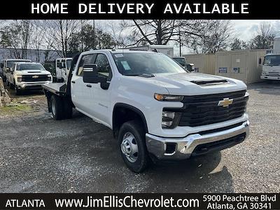 New 2025 Chevrolet Silverado 3500 Work Truck Crew Cab 4x4 Flatbed Truck for sale #T350007 - photo 1