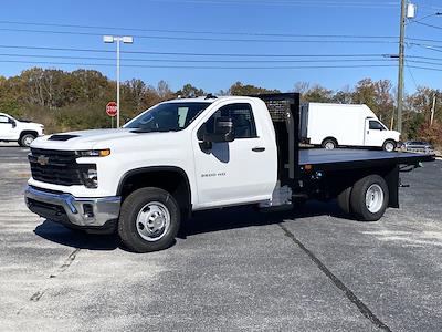 New 2025 Chevrolet Silverado 3500 Work Truck Regular Cab 4WD Flatbed Truck for sale #FCSNCV - photo 1