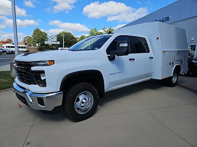 New 2024 Chevrolet Silverado 3500 Work Truck Crew Cab 4WD Enclosed Service Body for sale #1F5970 - photo 1