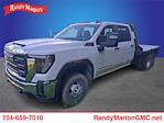 2024 GMC Sierra 3500 Crew Cab DRW 4WD Flatbed Truck for sale #GM15348 - photo 1