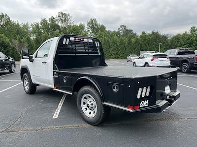 New 2024 GMC Sierra 3500 Pro Regular Cab 4x4 8' 6" CM Truck Beds Steel Flatbed Truck with Gooseneck Hitch for sale #G3S1262 - photo 2