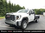 New 2024 GMC Sierra 3500 Pro Regular Cab 4x4 8' 6" CM Truck Beds Steel Flatbed Truck with Gooseneck Hitch for sale #G3S1263 - photo 1