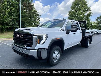 New 2024 GMC Sierra 3500 Pro Crew Cab 4x4 10' Commercial Truck & Van Equipment Steel Flatbed Truck for sale #G3S1278 - photo 1