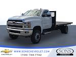 2021 Chevrolet Silverado 6500 Regular Cab DRW 4WD Flatbed Truck for sale #10507A - photo 1