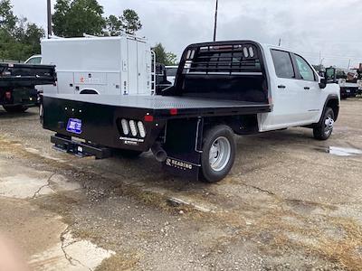 New 2025 GMC Sierra 3500 Pro Crew Cab 4WD 9' 4" CM Truck Beds Steel Flatbed Truck with Gooseneck Hitch for sale #298724 - photo 2