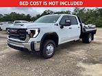 New 2025 GMC Sierra 3500 Pro Crew Cab 4WD 9' 4" CM Truck Beds Steel Flatbed Truck with Gooseneck Hitch for sale #298724 - photo 3