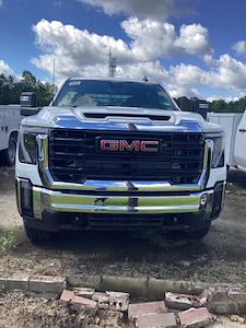 New 2025 GMC Sierra 3500 Pro Crew Cab 4WD 8' 6" CM Truck Beds Steel Flatbed Truck with Gooseneck Hitch for sale #161816 - photo 1