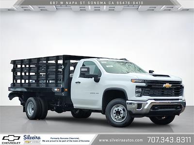 New 2025 Chevrolet Silverado 3500 Work Truck Regular Cab 4x2 12' 5" Knapheide Stake Bed for sale #6250031 - photo 1