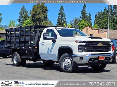 New 2025 Chevrolet Silverado 3500 Regular Cab 4x4 12' 5" Knapheide Stake Bed for sale #6250095 - photo 1