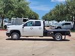 New 2024 Chevrolet Silverado 3500 Work Truck Double Cab 4x4 8' 6" Bedrock Steel Flatbed Truck with Gooseneck Hitch for sale #RF219591 - photo 13