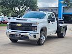 New 2024 Chevrolet Silverado 3500 Work Truck Double Cab 4x4 8' 6" Bedrock Steel Flatbed Truck with Gooseneck Hitch for sale #RF281805 - photo 11