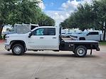 New 2024 Chevrolet Silverado 3500 Work Truck Double Cab 4x4 8' 6" Bedrock Steel Flatbed Truck with Gooseneck Hitch for sale #RF281805 - photo 12