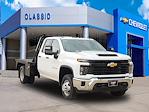 New 2024 Chevrolet Silverado 3500 Work Truck Double Cab 4x4 8' 6" Bedrock Steel Flatbed Truck for sale #RF281918 - photo 1