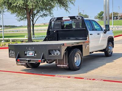 New 2024 Chevrolet Silverado 3500 Work Truck Double Cab 4x4 8' 6" Bedrock Steel Flatbed Truck with Gooseneck Hitch for sale #RF283070 - photo 2