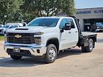 New 2024 Chevrolet Silverado 3500 Work Truck Double Cab 4x4 8' 6" Bedrock Steel Flatbed Truck with Gooseneck Hitch for sale #RF283070 - photo 4
