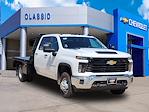 New 2024 Chevrolet Silverado 3500 Work Truck Crew Cab 4x4 9' 4" Bedrock Steel Flatbed Truck for sale #RF286242 - photo 1
