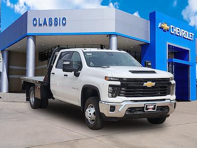 2024 Chevrolet Silverado 3500 Crew Cab DRW 4x4 Bedrock Flatbed Truck for sale #RF286460 - photo 1