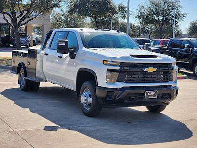 New 2025 Chevrolet Silverado 3500 Work Truck Crew Cab 4x4 9' 4" CM Truck Beds Flatbed Truck for sale #SF156769 - photo 1