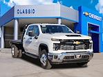 New 2025 Chevrolet Silverado 3500 Work Truck Crew Cab 4x4 8' 9" Knapheide Steel Flatbed Truck for sale #SF297773 - photo 1