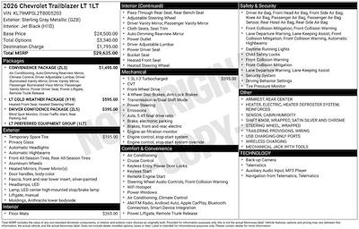 New 2026 Chevrolet Trailblazer - photo 1