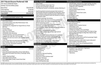 Used 2017 Buick Encore Preferred for sale #018643 - photo 2