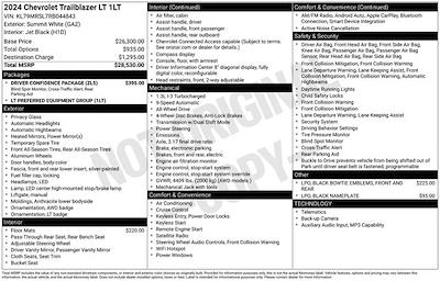 Used 2024 Chevrolet Trailblazer LT for sale #044843A - photo 2