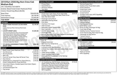 Used 2018 Ram 2500 Big Horn Crew Cab for sale #100074A - photo 2