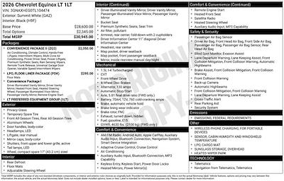 2026 Chevrolet Equinox FWD SUV for sale #104474 - photo 2