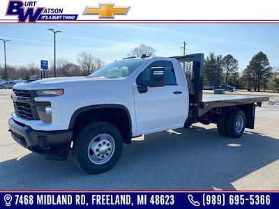 New 2025 Chevrolet Silverado 3500 Work Truck Regular Cab 4x4 12' 5" Knapheide Flatbed Truck for sale #123721 - photo 1