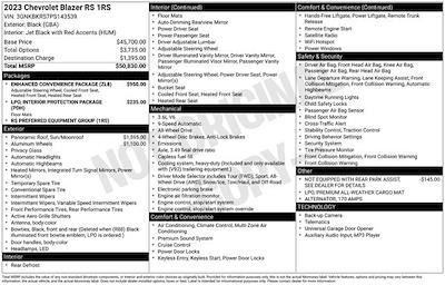 2023 Chevrolet Blazer AWD SUV for sale #143539B - photo 2