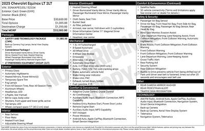 2025 Chevrolet Equinox AWD SUV for sale #152334A - photo 2