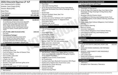 New 2026 Chevrolet Equinox - photo 1