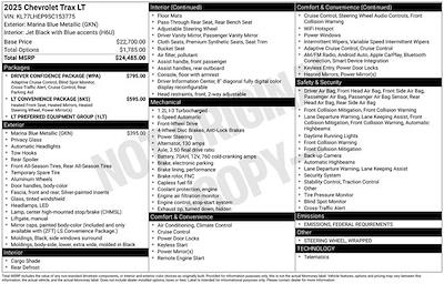 2025 Chevrolet Trax FWD SUV for sale #153775 - photo 2