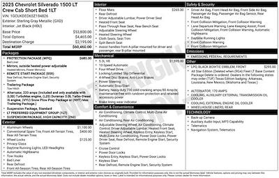 New 2025 Chevrolet Silverado 1500 LT Crew Cab for sale #184826 - photo 1