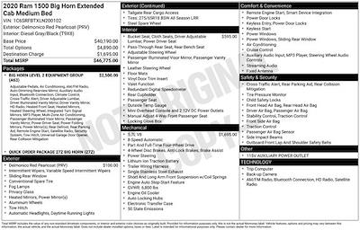 2020 Ram 1500 Quad Cab 4WD Pickup for sale #200102C - photo 2